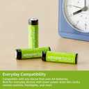 Amazon Basics 16-Pack Rechargeable AA NiMH Batteries, 2000 mAh, 1.2V, Low Self Discharge, Pre-Charged, Recharge up to 1000x Times