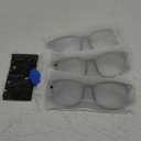 Gaoye Stylish Blue Light Glasses for Woman - Computer Glasses 99% Blue Light Blocking - Lightweight TR90 Frames - 3 pack (B6-matte Black+leopard+blue)