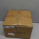 Ekirlin 7 inch Plant Pots, Ceramic Flower Planters Indoor, Modern Succulents Containers with Drain Hole Saucer, Decorate Home, Office & Outdoor (White)