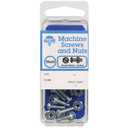 Hillman No. 8-32 in. x 1/2 in. L Slotted Round Head Zinc-Plated Steel Machine Screws 10 pk