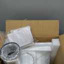 12" Ultra Quiet Bathroom Exhaust Fan with 6500K LED Light, 1.0 Sone 141 CFM, 10x10 Mount, 1500 LM Ceiling Ventilation Fan, Energy Efficient