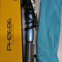 PHOEBE Curling Iron, Dual Voltage Travel 1 Inch Ceramic Tourmaline Ionic Hair Curler Hot Brush, Professional Anti-Scald Instant Heat Up Curling Wands, Heated Styler for Long Hair