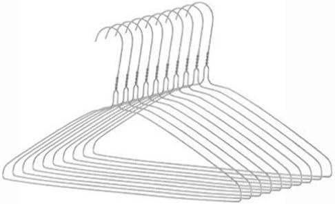 Whitmor Everyday Hangers Set of 10, Silver