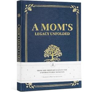 GAUDORA Mothers Day Gifts For Mom from Daughter Son - Meaningful Moms Life Story Journal Includes 150 Prompt Questions to Share Her Journey and Memories - Birthday Gifts for Mom Mother in Law