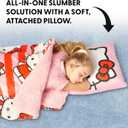 Silk Touch Sherpa Slumber Bag for Boys and Girls, Sleeping Bag with Zipper, 27 x 56 inches