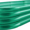 Land Guard Green Raised Bed, 63 ft Elevated Planter Box, Raised Beds for Gardening VegetablesGreen, 631ft(1pcs