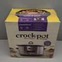 Crock-Pot Large 8-Quart Programmable Slow Cooker with Auto Warm Setting Black Stainless Steel
