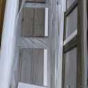 GarveeHome Entryway Table, Console Table with 3 Storage Drawers, 3 Tier Farmhouse Wooden Sofa Table, Hallway Tables for Entryway, Living Room-Grey