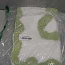 Tinideya Sage Green Bow Bathroom Rug 16 x 24 Scalloped Bow Bath Mat Non Slip Coquette Rug Cute Aesthetic Carpet Preppy Room Decor Microfiber Absorbent Bathroom Mat for Bathtub Shower Bedroom