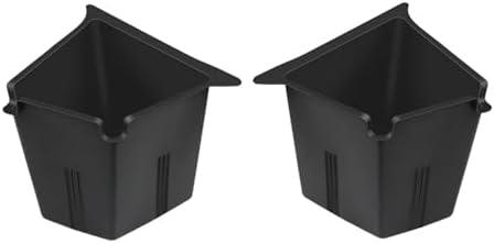 MGONGXM Rear Trunk Organizer Compatible for Tesla Model Y Left Right Side Storage Box Car Interior Accessories(Black not Cover)
