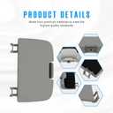 NOVAPARTS Overhead Console Sunglass Holder for 2002-2007 Ford F250 F350 F450 F550 Super Duty Pickup Truck w/Out Sunroof, Roof Sunglass Storage Box Lid 2C3Z-7811586-BAB 2C3Z7811586BAB (Gray)