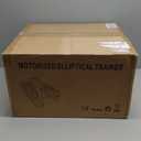 Putnen Under Desk Elliptical Machine, Electric Elliptical Leg Exerciser for Seniors with 12 Adjustable, Portable Quiet Elliptical Exercise Machine, Seated Pedal Exerciser with Remote Control (Orange)