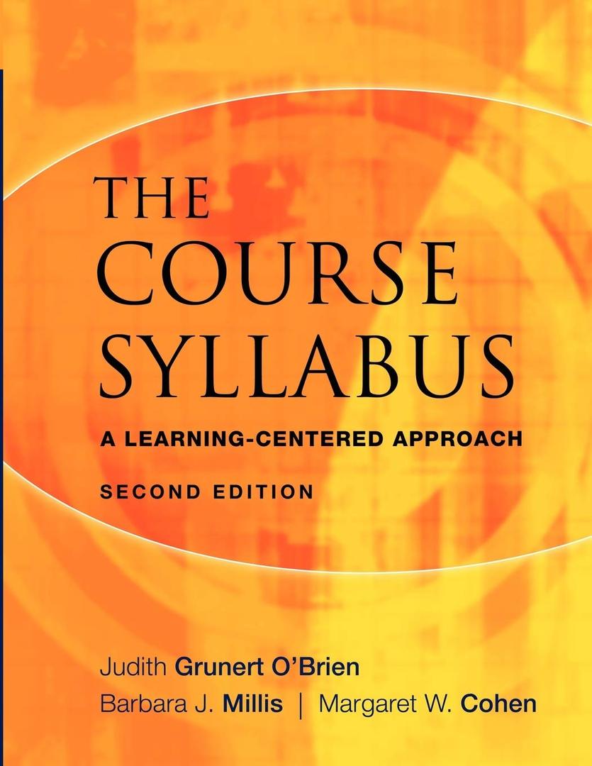 The Course Syllabus: A Learning-Centered Approach (JB - Anker) Hardcover