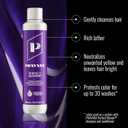 Pravana The Perfect Blonde Purple Toning Shampoo | Neutralizes Brassy, Yellow Tones | For Color Treated Hair | Chromasilk Enhances Shine & Protection | Vegan, Cruelty-Free | Paraben & Sulfate Free