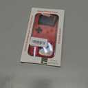 Game Case for iPhone 15 Pro Retro Video Game Phone Case Playable Design, Shockproof Funny Gaming Cover for iPhone, Classic Creative Gamer Birthday Gifts, Red