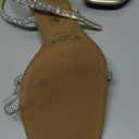 DREAM PAIRS Women's Rhinestone Ankle Strap Dress Sandals, 10