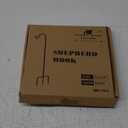 Shepherd Hook 32 inch 1/2 inch Thick Use at Weddings, Hanging Solar Lights, Lanterns, Bird Feeders, Metal Hanger Hook (Black,32inch). U.S. Patent.