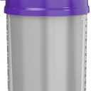 Mugs N Coffee 32 oz Travel Mugs Purple and Teal Hospital Mugs for Cold Drinks Double Wall, Large Handle BPA-Free, Leak-Resistant Includes Lids and Straws Made in USA