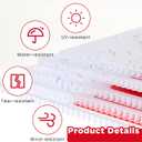14 Pack Open House Sign for Real Estate 24 x 18 Inch Double Sided Sign Posts Plastic Heavy Duty Directional Yard Mark with Left Right Arrows 14 Pcs H Metal Stakes(Red)