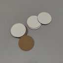 Knitgrip 50 Pcs Sublimation Buttons Blanks with Pins 3 Inch MDF Buttons Pins Heat Transfer Sublimation Blanks Christmas Badge Name Tags for Projects DIY Crafts Gifts