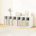 IOTXY DIY Modular Cubby Bookcase - Stackable 3-Cube Open Bookshelf, White | Enjoy DIY Fun, Free Combination, CubeXY Customizable Expandable Shelving Units, Fits 11-inch Fabric Storage Bin Organizer