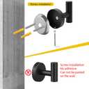 Mdvora 4 Pack Brushed Nickel Towel Hooks, SUS304 Stainless Steel Bathroom Hooks for Bedroom Kitchen Hotel Office