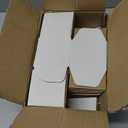3x3x3 inch Shipping Boxes, White Corrugated Cardboard Box Literature Mailing Shipping Packaging Recyclable Storage Boxes and Craft Gifts Giving Products Business White Box Set of 25 (3''x3''x3'')