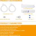 JIAWANSHUN 10 Inch Stainless Steel Liquor Filter System, Brewing Equipment