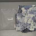 Jacquard Throw Pillow Covers 18x18 Inch Set of 2 - Vintage Floral Boho Pillow Cases with Botanical Pattern | Farmhouse Decor for Couch Living Room | Soft Textured Neutral Trio Dusty Blue 18" x 18"