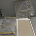 Emfogo Perfume Organizer for Women, 2 Tier Wooden and Metal Cologne Organizer for Men, Large Capacity Perfume Stand Holder Tray for Vanity Bathroom Countertop Organizers and Storage (White and Gold)