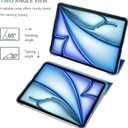 ProCase Smart Case for iPad Air 11-inch M3 M2 2025 2024/10.9 Air 5th 4th Generation 2022 2020, Protective Cover for Air 5 4 -Blue