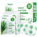 30Packs Steam Eye Mask, Heated Eye Mask Warm Compress for Eyes, Self Heating Warm Eye Masks Disposable Steam Mask for Home Sleep, Spa, Travel Essentials & Relaxation Gifts (Lemongrass)
