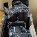 Forestchill 4"W 25Ft Decorative PVC Line Set Cover Kit for Ductless Mini Split Air Conditioner, Central AC and Heat Pump, Brown