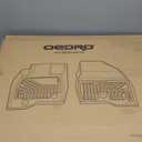 OEDRO Floor Mats & Cargo Mat Fit for 2021-2025 Chevrolet Suburban / 2021-2025 GMC Yukon XL 7-Seater, TPE All Weather 3 Row Floor Liners and Cargo Liners, Black