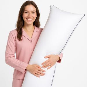 59x20in Soft Cotton Hypoallergenic Hugging Full Body Pillow Polyester Inner Stuff Anime Japanese Comfortable White Cotton Filled Cushion Plush Sleepers Dakimakura Fluffy Head Rest Huggable