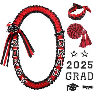 Graduation Leis 2026,Graduation Money Leis Embroidery with Honor Cord for Graduation Party Decorations Gifts