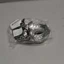 Yimianshou Masquerade Mask for Men Venetian Mardi Gras Masquerade Ball Mask(Men's-Silver)