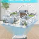 Lefant M210 Pro Robot Vacuum with 2200 Pa Powerful Suction, 6 Cleaning Modes, 120 Mins Runtime, Quiet, Self-Charging, Voice Control, Ideal for Pet Hair and Hard Floor, White