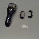 Electric Foot Callus Removers Rechargeable, Portable Electronic Foot File Pedicure Tools, Electric Callus Remover Foot Scrubber Kit, Professional Foot Care Ideal Gift for Dead, Hard Cracked Dry Skin (003-black)