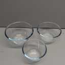 3pcs BECFISH Small Borosilicate Glass Bowls Set (17, 27, 37 oz) Oven, Microwave, Dishwasher & Freezer Safe. LeadFree, Sturdy & Stackable Nesting Bowls for Meal Prep, Oatmeal, Dessert & More 