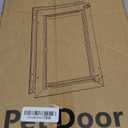 Cat Door, All Aluminum Small Dog Doggy Doggie Door for Install in Interior Exterior Doors or Wall, Heavy Duty Pet Door, 2 Magnetic Flaps, Energy Efficient, Closing Panel for Pets Up to 22Lb