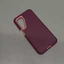 I-HONVA for Samsung Galaxy A16 5G Case Shockproof Dust/Drop Proof 3-Layer Full Body Protection [Without Screen Protector] Rugged Heavy Duty Cover Case for Galaxy A16 5G,Purple/Pink