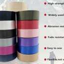 Nylon Webbing Straps - 1 1/2 inch, 10 Yards Flat Wide Belting Webbing Straps for Bags, Lawn Chair, Pet Collars, DIY Crafts
