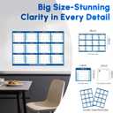 2026 Wall Calendar - 48"x32" Extra Large, Dry Erase Calendar for Wall | Waterproof Yearly Calendar with 4 Markers | Double Sided & Vertical & Horizontal Reversible Planner for Office, Home, School Use