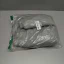 NICETOWN Window Curtain Panels, Thermal Insulated Solid Grommet Blackout Draperies/Drapes for Basement (Greyish Green, 1 Pair, 34 by 84-inch)