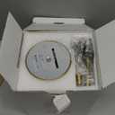 KDG Cordless Wall Sconces Set of 2, Small Wireless 5200mAh Rechargeable Battery Fabric LED Wall Lamps, Portables Lightings for Wall Painting, Living Room, Bedroom, Hallway, Gifts, Night Light (Gold)