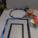 Basketball Mini Hoop Indoor Boys Gifts for Kids Adults, Door Room Mini Hoop with Balls, Basketball Accessories for Teen Boy Gifts, Blue