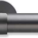 MODE Cambria Designer Series - Premium 4.5 foot Custom Curtain Rod - 1-1/8 inch Large Diameter - Non-Adjustable for a Seamless Look - Premium Designer Brackets and End Caps - Matte Graphite Finish