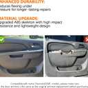 PACEWALKER 80994 Front Driver Left Side Armrest Repair for 2010-2014 Chevy Avalanche Silverado Suburban & GMC Sierra Yukon 27In Front Left Side Door Arm Rest with Door Release Handle