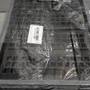 15 L Plastic Collapsible Crates, Stackable Folding Crates, 4 Packs (Black and Deep Grey)